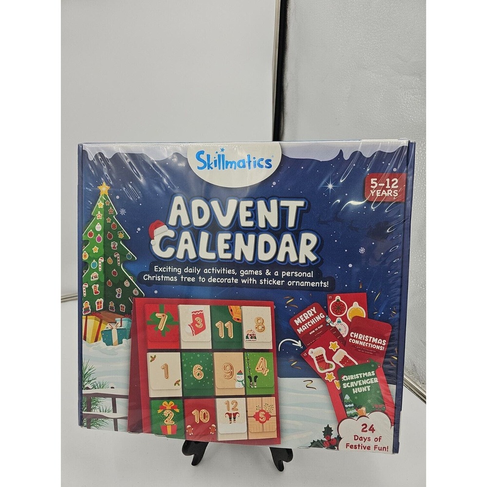 Skillmatics Countdown to Christmas Advent Calendar Holiday Games Activities